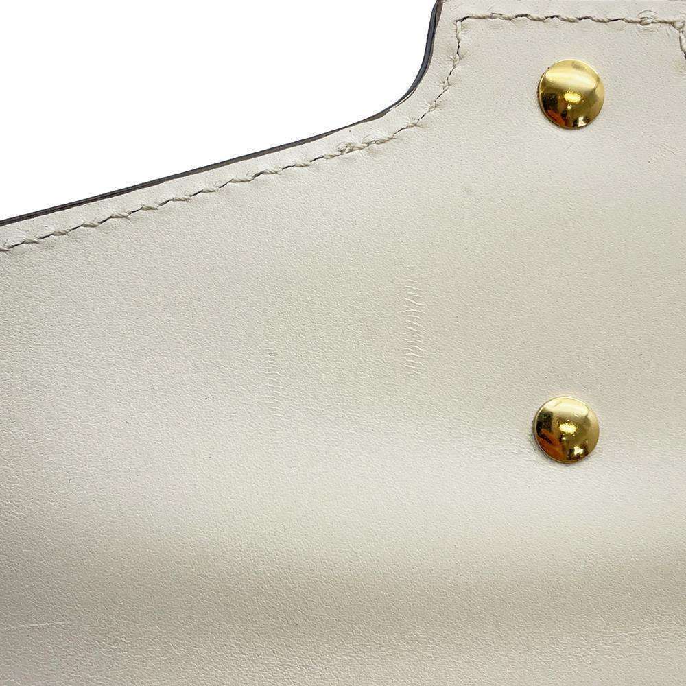 Gucci Sylvie Shoulder Bag Handbag Chain Motif White - Picture 7 of 12